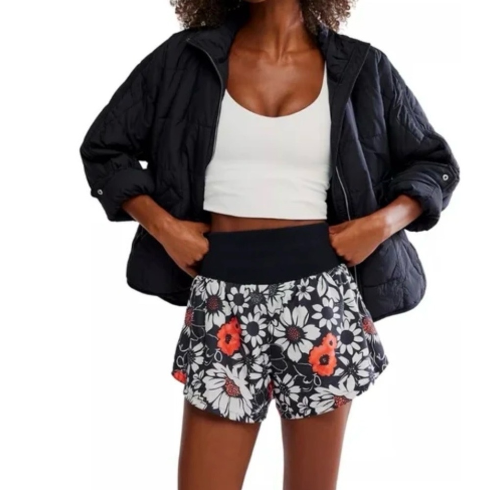 Free People Carpe Diem Lined Shorts, Medium